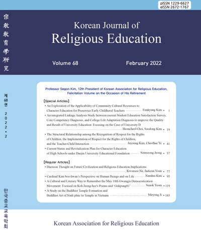 Korean Journal of Religious Education cover